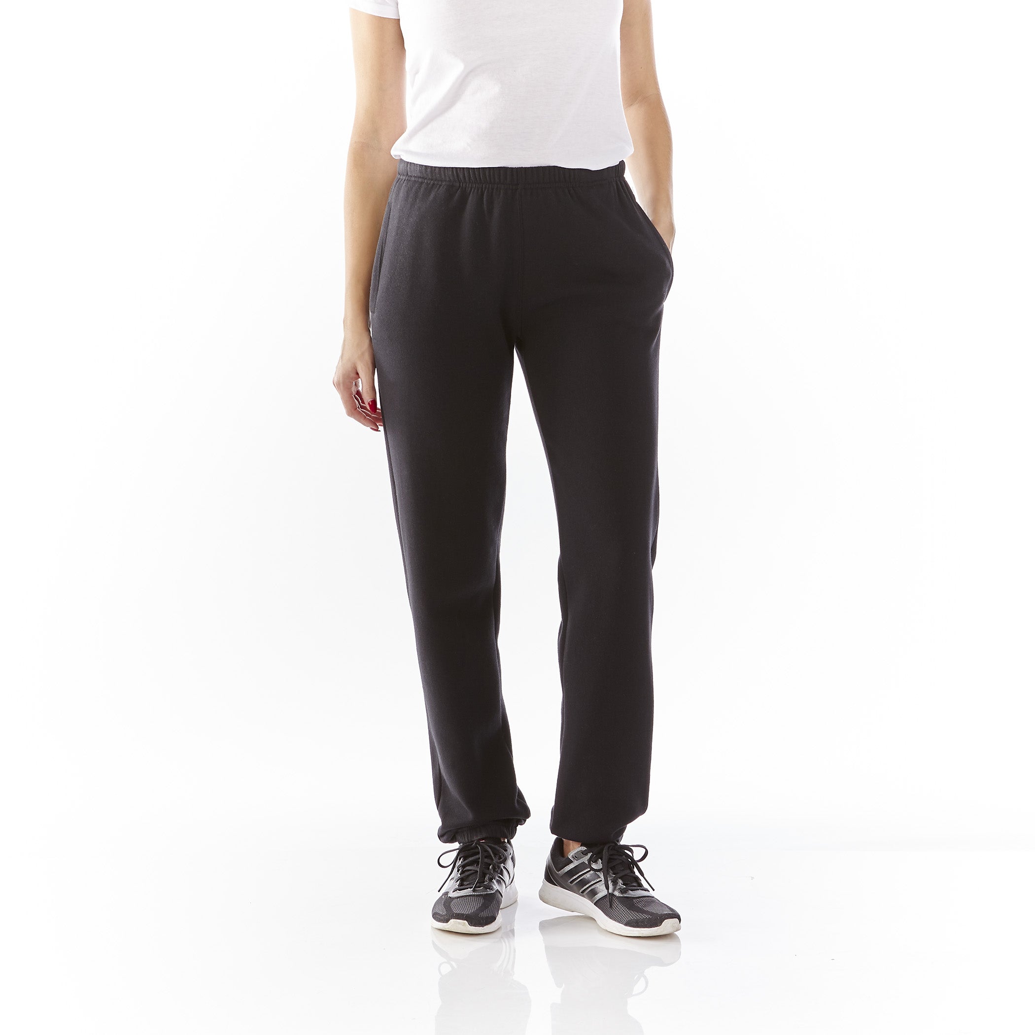 NWT All in Motion Women's XL Black Fleece Sweatpants Pockets