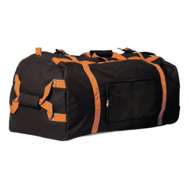 Orange Wheeled Bag 