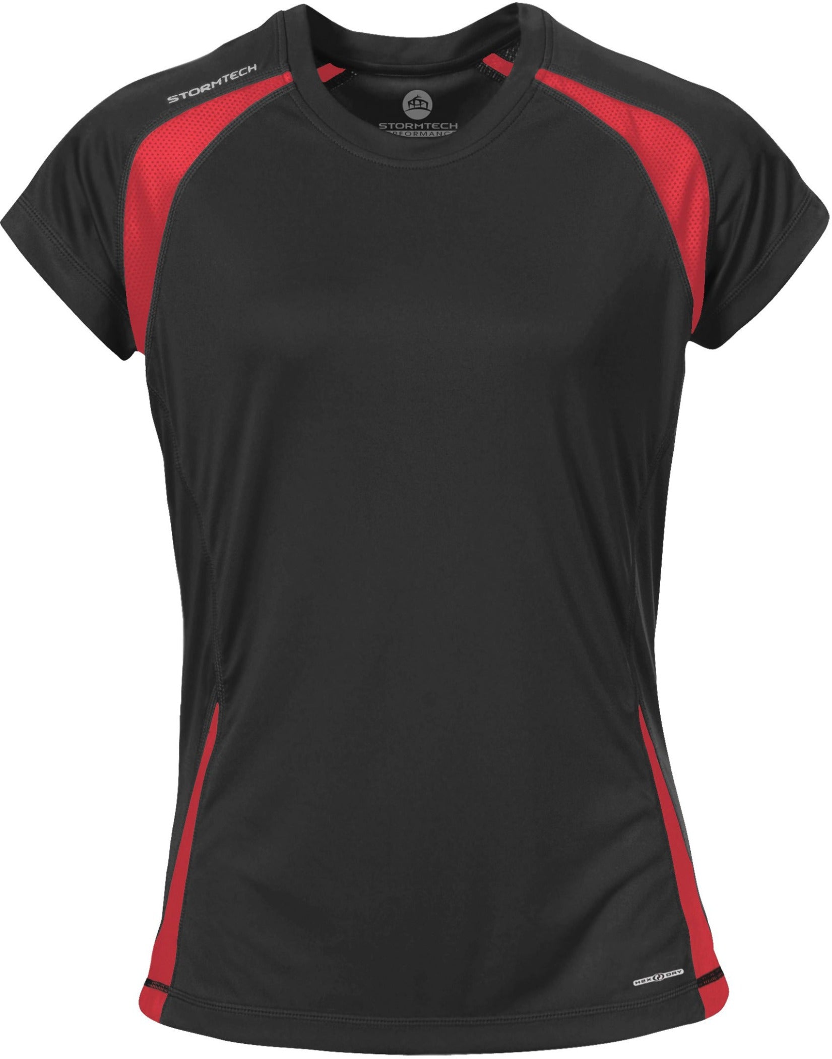 Red Black Performance T-shirt